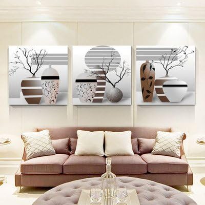 Pingofm The living room is decorated with paintings sofa background picture well field hanging picture modern minimalist bedroom no box murals home and wealth decorative painting,60*60,9mm,F