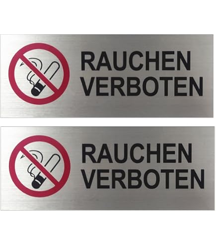 Schild Rauchen E-Zigaretten Vapen Vapes Dampfen verboten 3 mm Alu-Verbund  300 x 200 mm : Amazon.de: Baumarkt