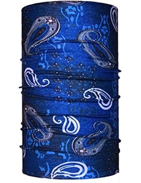 HeadLOOP Multifunktionstuch blau Loop Schlauchtuch Schal Halstuch Kopftuch Microfaser