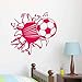 Produktbild 3 d fußball abnehmbare vinyl tapete wohnzimmer schlafzimmer material Home Kunstwand wandtattoos Dekoration 57 * 71 cm