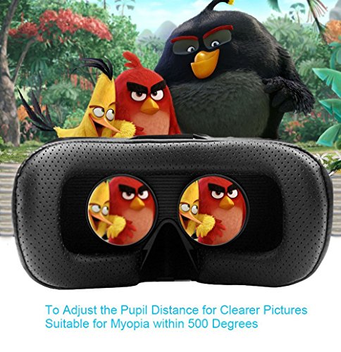 Occhiali VR Visore RealtÃ  virtuale Choetech Visore con Lenti Regolabili + Laccio Regolabile per iPhone, Samsung, Huawei, HTC, LG e altri Smartphone con schermo fino a 6 Pollici