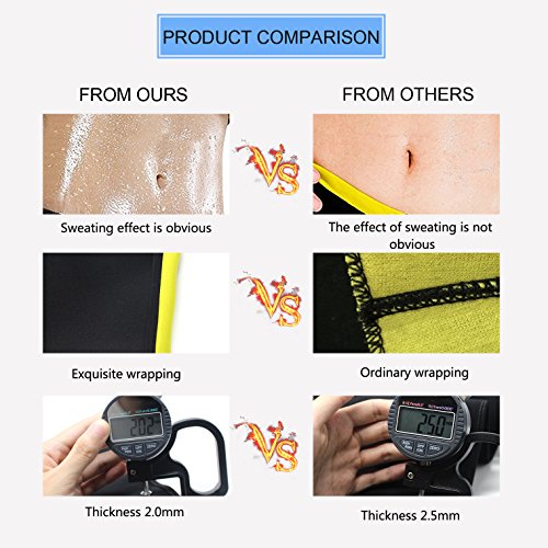 SEXYWG Damen Ankle-Länge Abnehmen Lange Hosen Neopren Sweat Sauna Körper Shapers - 6