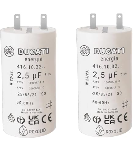 Condensatore 3,5uF 450V Per Tapparelle Bubendorff - Ricambio Motori Con