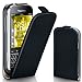 Produktbild BlackBerry Classic Hülle Schwarz [OneFlow 360° Klapp-Hülle] Etui thin Handytasche Dünn Handyhülle für BlackBerry Classic Q20 Case Flip Cover Schutzhülle Kunst-Leder Tasche