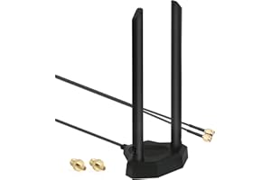 Nelawya Antena 4G LTE Conector SMA TS9 Antena de Red omnidireccional de 8 dBi con Cable de 2 m Base magnética para enrutador Industrial móvil inalámbrico Netgear Huawei TP-Link Cellular Gateway Modem