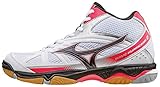zapatillas mizuno voleibol mujer amazon  Mizuno Wave Hurricane Mid Wos, Zapatillas de Voleibol para Mujer, Blanco (White/Black/Divapink), 36.5 EU