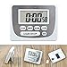 Produktbild QIND Küche Timer, 24-Stunden Elektronischer Timer Wecker, Digital Küche Kochen Timer, großes LCD Display Bildschirm Lauter Alarm, Count Down bis Uhr mit Ständer