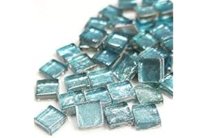 HOBBY ISLAND MOSAICS Craft Mosaic Tiles - Luminescence - Azure Aqua