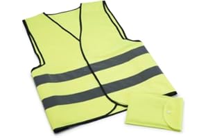 Volkswagen High Visibility Waistcoat Yellow Original VW Accessory Safety Vest
