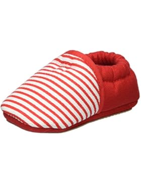 Nanga Unisex Baby Streifchen Krabbel-& Hausschuhe