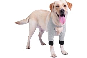 DONGKER Recovery Sleeve Hund, Ellenbogenbandage Hund, Elastizität Ellbogenschoner für Hunde, Abbau von Angstzuständen während der Erholung