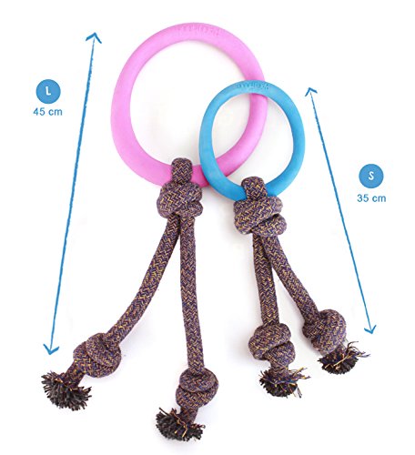 Beco-Pets-Beco-Hoop-on-Rope-Large-Pink