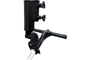 Tour Fit Golf Trolley Umbrella Holder for Powakaddy, Hillbilly, Motocaddy & Universal | Adjustable with Round & Oval Frame Inserts