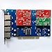 Produktbild TDM410P mit 3 FXO+1 FXS,PCI 4-Port Asterisk Karte,Elastix,Freepbx,VoIP Asterisk