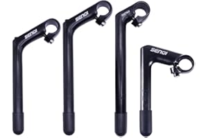 SENQI Tige col de Cygne galvanisée 22,2 × 25,4 mm en Alliage d'aluminium avec Dents BSB040