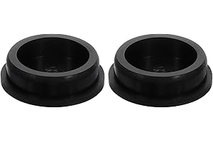 ‎QUARKZMAN QUARKZMAN 2 Stück Schwarze Gummistopfen, Silikonstopfen für 49-50mm/1.93-1.97" Loch