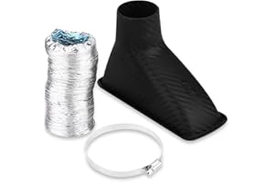 LLWQUANZSS Gorgeri Air Intake Turbo Inlet Pipe, Universal Universal Parachoques Delantero Air Intake Airbo Modified Parachoques Turbine Inlet Pipe Funnel Kit (Cuadrado)