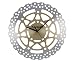 Produktbild Kawasaki Wand Uhr Wall CLOCK ! Bremsscheibenuhr ! Neu ! silber gold !
