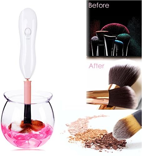 Makeup Brush Cleaner Brush Cleaner Automatic Comestic Brush Cleaning Machine Professional Makeup Brush Cleaner Clean and Dry All Types Brushes in Seconds