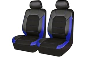 AYBEN Lot de 2 Housses de siège Avant de Voiture, pour Renault Clio 4 2014-2019 Respirantes Antidérapantes Sièges Avant,D Blue