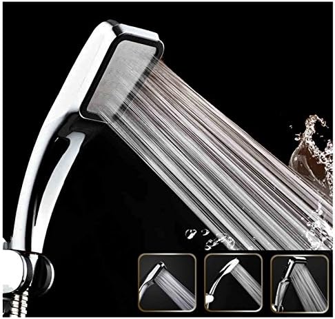 30% Water Saving 300 hole booster shower head square handheld shower Turbocharged Pressure booster head shower head