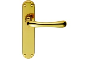 Carlisle Brass CBL12 IBRA Lever ON Backplate-Latch, Polished Brass