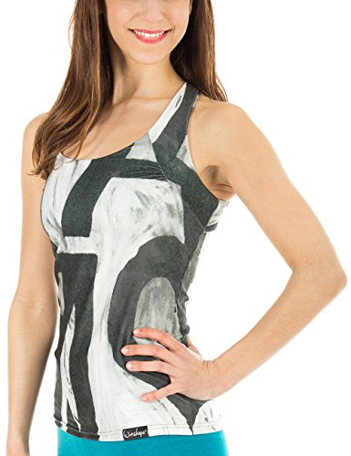 Winshape Damen Essential Slim Fit Cross Back Top WPVR25, Winshape Flow Style Fitness Freizeit Sport