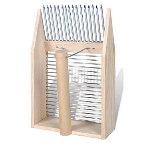 vidaXL Beerenpflücker Beerenkamm Holz Erntehelfer für Heidelbeeren Preiselbeeren 140642 - 4