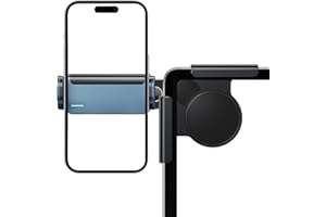 LANTU Uchwyt na Telefon do Tesla Model 3 Model Y Model S/X, AI Automatyczna Indukcja 360° Regulowany Elektryczny Uchwyt Akcesoria do Tesla dla iPhone, Samsung, Android i Więcej