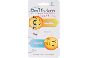 GIFTS FOR READERS & WRITERS Set de 2 Marque-Page Linemarker | Set de Signets Magnétiques | Marqueurs de Page Aimantés | Clip Marque-Page | Idée Cadeau pour les Lecteurs