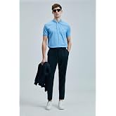 LUFIAN Laon Smart Polo Tiş&ouml;rt Slim Fit A&ccedil;ık Mavi, 111040164