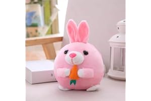 TBLMPNE Active Moving Pet Plush Toy, Interactive Dog Toys Talking Moving Dog Ball Toy, Washable Cartoon Pig Plush Sound Electronic Dog Toy, Shake Bounce Boredom Toys for Dog, Pets, Cats (Rabbit)