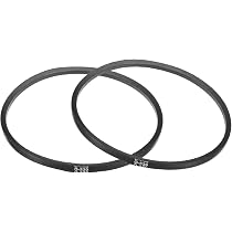Courroie Trapézoïdale O-530 - 2 Pièces, 530mm Intérieur, 10x6mm, Caoutchouc Renforcé