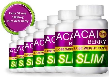 Mega Strength Extra Strong Acai Berry Slim 7Month Supply (SPECIAL OFFER PRICE)- Helps Lose Unwanted Weight Fast - 1000mg Highest Strength AcaiBerry