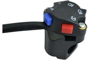 ALCHEMY PARTS Motorcycle Switch Cluster Light Horn Kill Switch Headlight Headlamp High Low Switchgear | Motocross Enduro Supermoto for 22mm 7/8 inch Handlebars | Fits KTM, Husqvarna and Husaberg Models Black