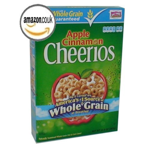 Buy Cheerios Cereal, Apple Cinnamon 12.9 oz box by Cheerios [Foods