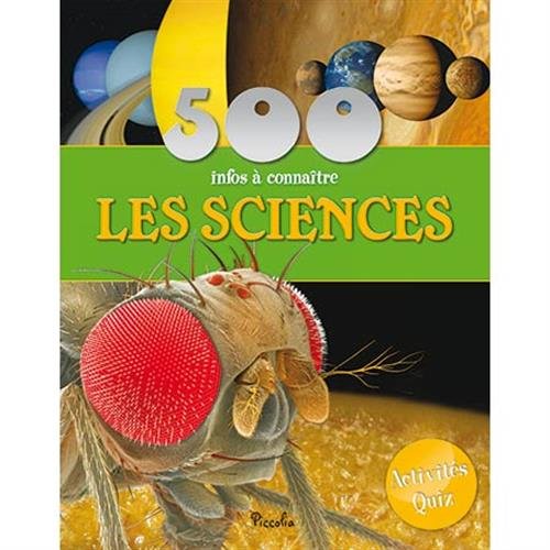 couverture de : 500 infos &agrave; conna&icirc;tre : Les sciences