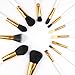 Silking 15Pcs Makeup Brushes Set, Soft Synthetic Foundation Eyeshadow Blusher Beauty Cosmetic Tools Kit