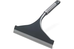 Addis ComfiGrip Shower And Window Squeegee In Metallic and Graphite, 4 x 24 x 27 cm