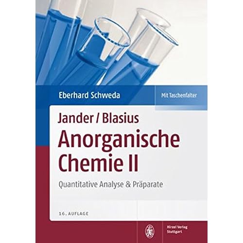 [PDF] Download Jander/Blasius: Anorganische Chemie II Kostenlos