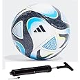 ZHTC New World Cup 2023 Football Ball Size 5 with Free Pump and Pin Suitable for Hard Ground with Out Grass Training,Practice Professional Football, Multicolour