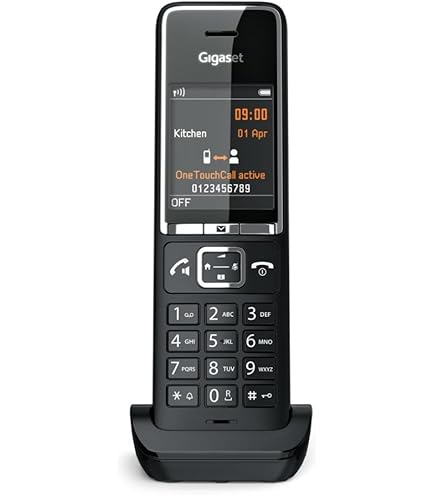 Téléphone Sans Fil Gigaset COMFORT 550A - Noir/chrome - Comme Neuf