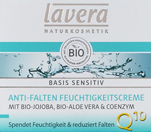 lavera Feuchtigkeitscreme Q10 ∙ Reduziert Falten ∙ Spendet Feuchtigkeit ∙ Anti Aging Tagescreme ∙ Tagespflege vegan ✔ Bio ✔ Naturkosmetik ✔ Natural ✔ Kosmetik Gesichtscreme 1er Pack (1x50ml) - 4
