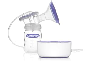 Lansinoh - Sacaleches Eléctrico Compacto - Extractor de Leche Materna - Funciona con Corriente o Micro-USB