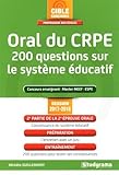 Oral du Crpe 200 Questions Sur le Systeme Éducatif