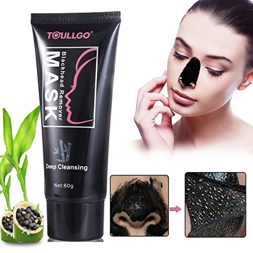 Blackhead Mask, Peel Off Blackhead Mask ToullGo Activated Natural Charcoal Black Mask Blackhead Peel Off Remover Cream Deep Skin Clean Purifying Peel Acne Mud Nose and Face Mask