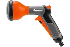 Gardena 18313-33 - Promoción Pistola Multisos Classic. Display de la Pistola multisos Classic 18313. con Tres Formas de Chorro: Ducha Concentrado y pulverizado. Contenido: 48 Unidades 18313-20.
