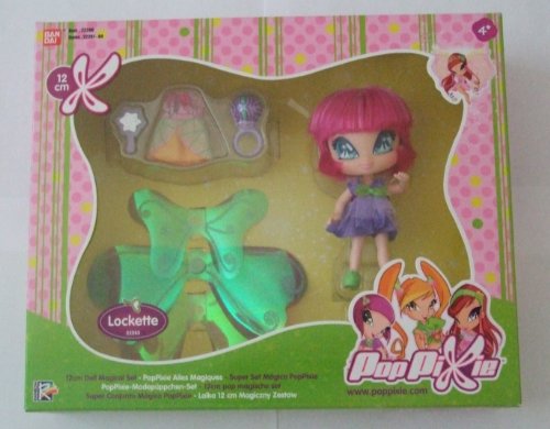 PopPixie (Complete Set of 4) Doll Magical Sets. 12cm Amore, Chatta, Lockette & Cherie. (Winx Club Pixies!)