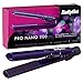 New Babyliss 2860 Pro Nano 200 Mini Salon Ceramic Travel Hair Straightener - Purple