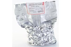 BREWFERM 100g Hallertauer Perle Rohhopfen zum Bierbrauen, Alfasäurengehalt 5,1%